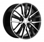 Легковой диск Khomen Wheels KHW1807 8x18 5x112 ET39 66,6 Black-FP